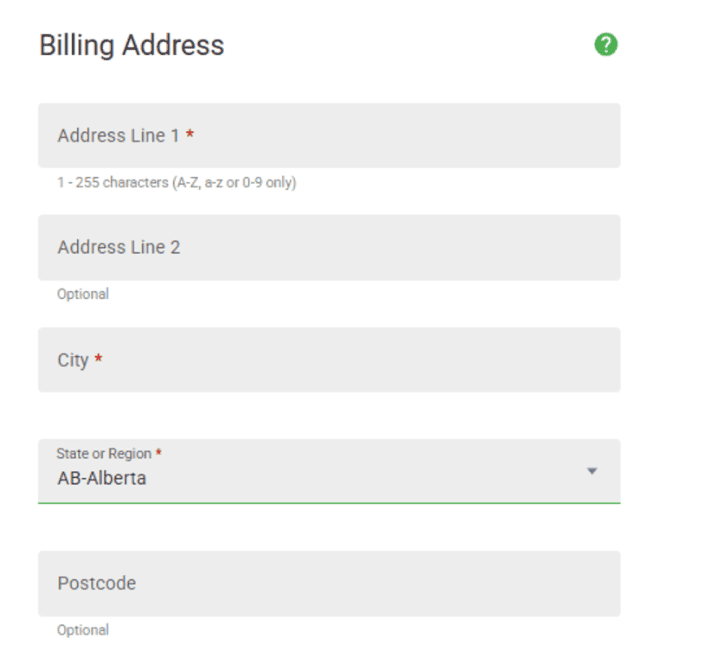 Billing Details