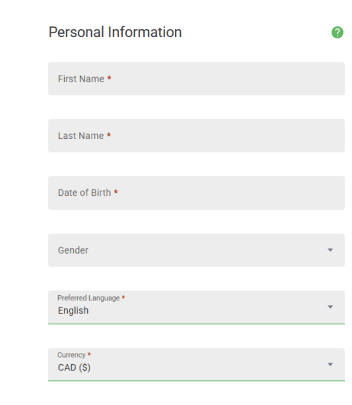 Personal Information